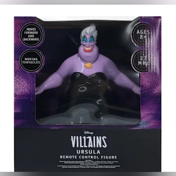 Disney Villains Ursula Remote Control Figure NIB GIFT - Picture 2 of 4